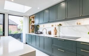 Aldana Kitchen in Deep Forest by Kitchen Ergonomics