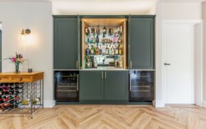 Aldana Kitchen in Deep Forest by Kitchen Ergonomics