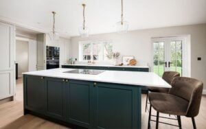 Aldana Kitchen Heritage Green and Stone by Sarah Jane Kitchens