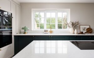 Aldana Kitchen Heritage Green and Stone by Sarah Jane Kitchens