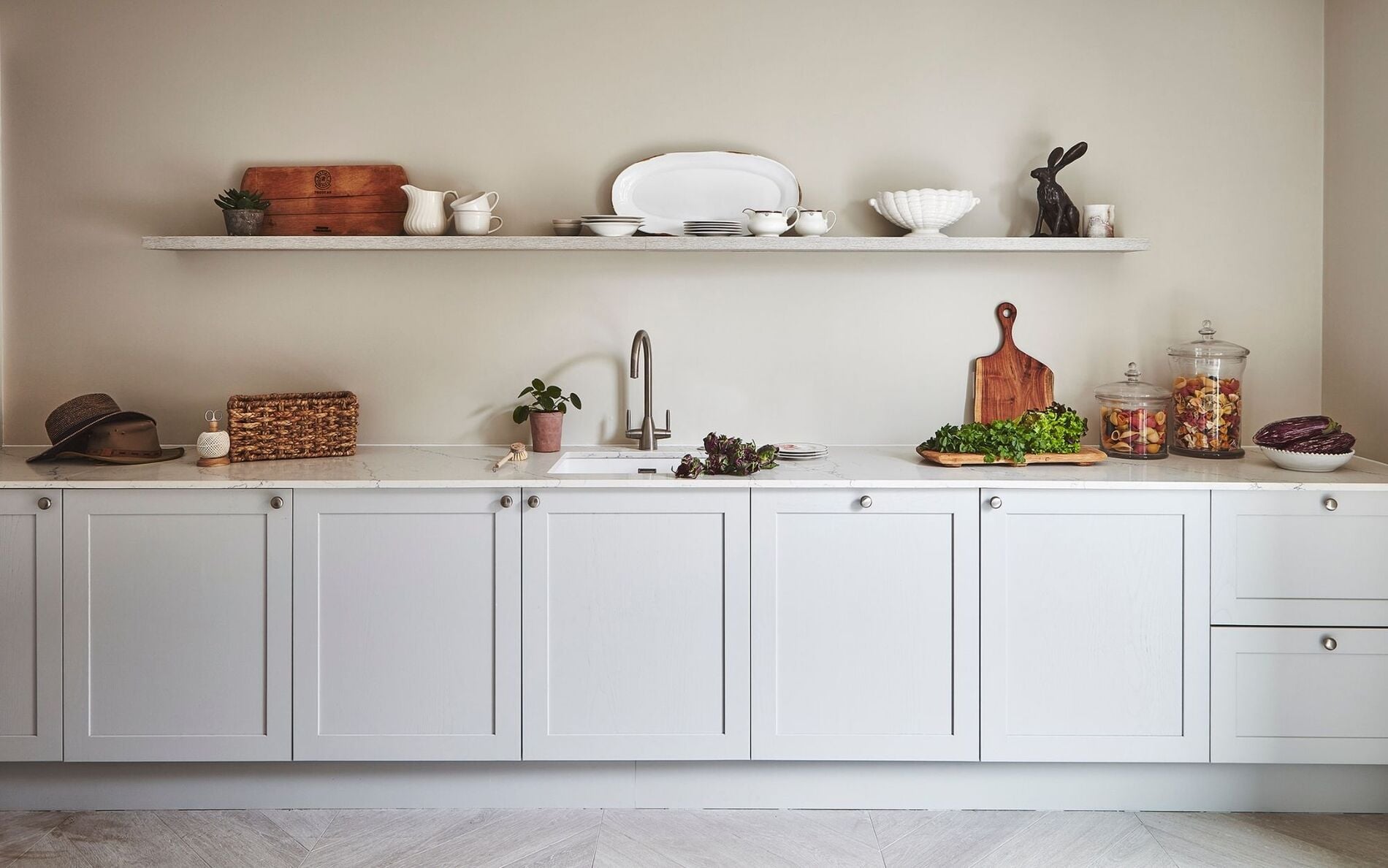 Aldana Utility Room in Light Grey by Ella Austin Kitchens