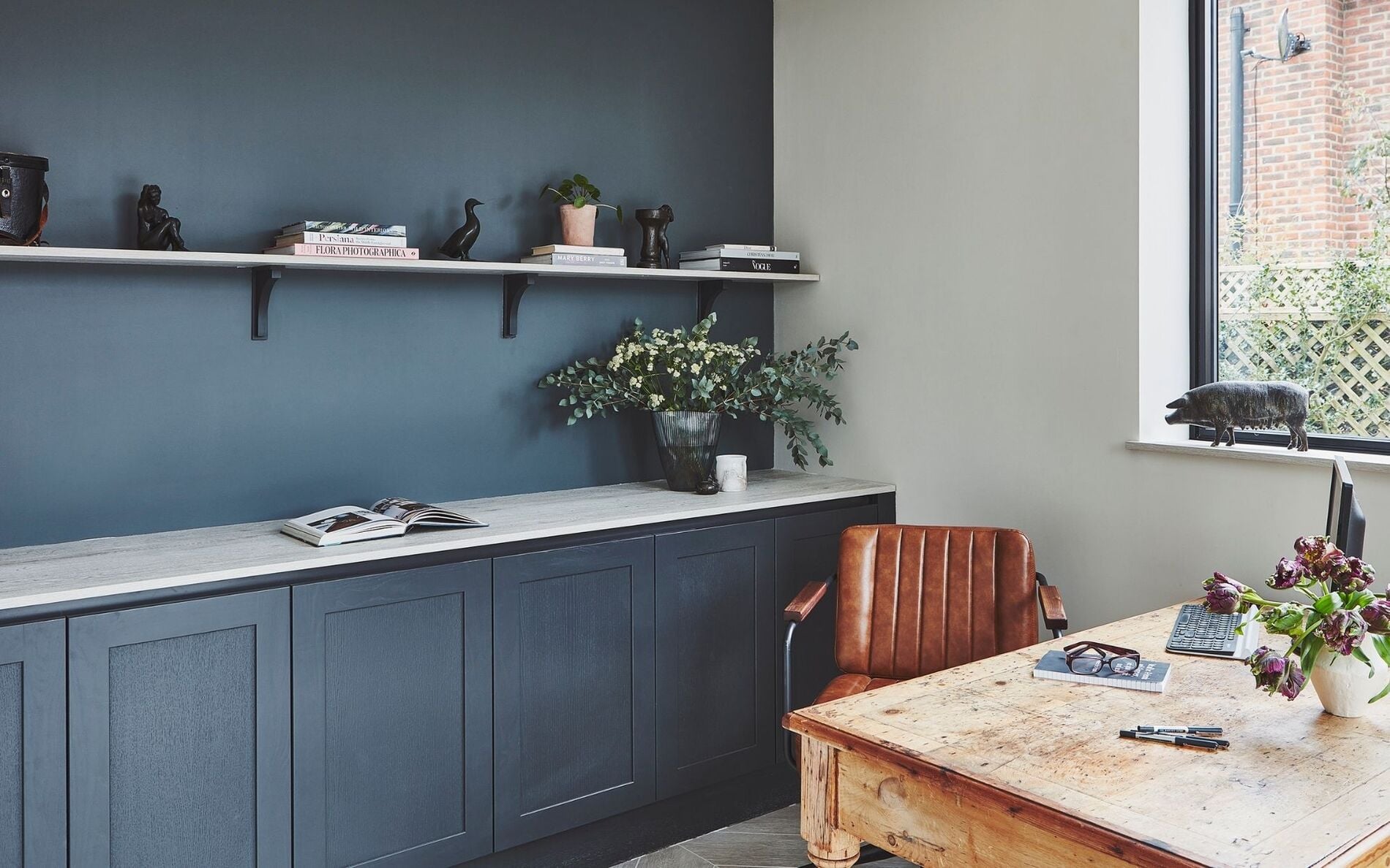 Aldana Home Office in Graphite by Ella Austin Kitchens