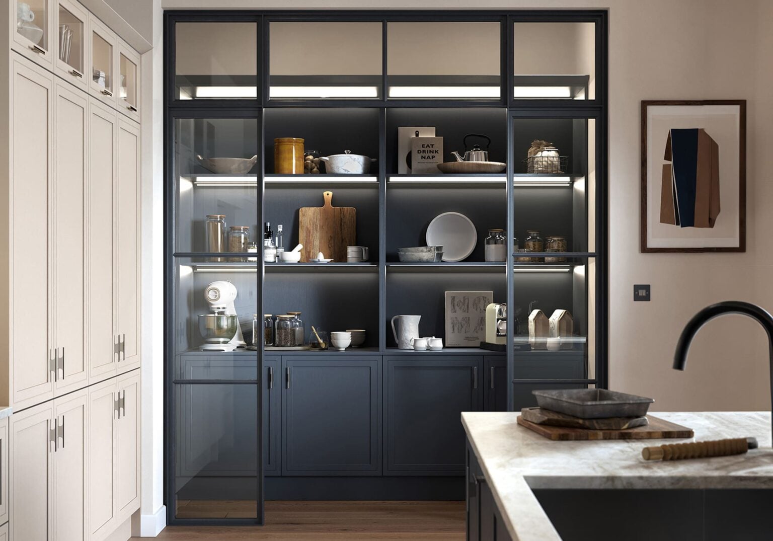 Shell Pantry Arrington Kitchens | Inframe effect | Kitchen Range by STORI