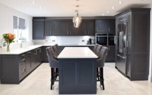 Belgravia Kitchen in Graphite by Everfine Installations