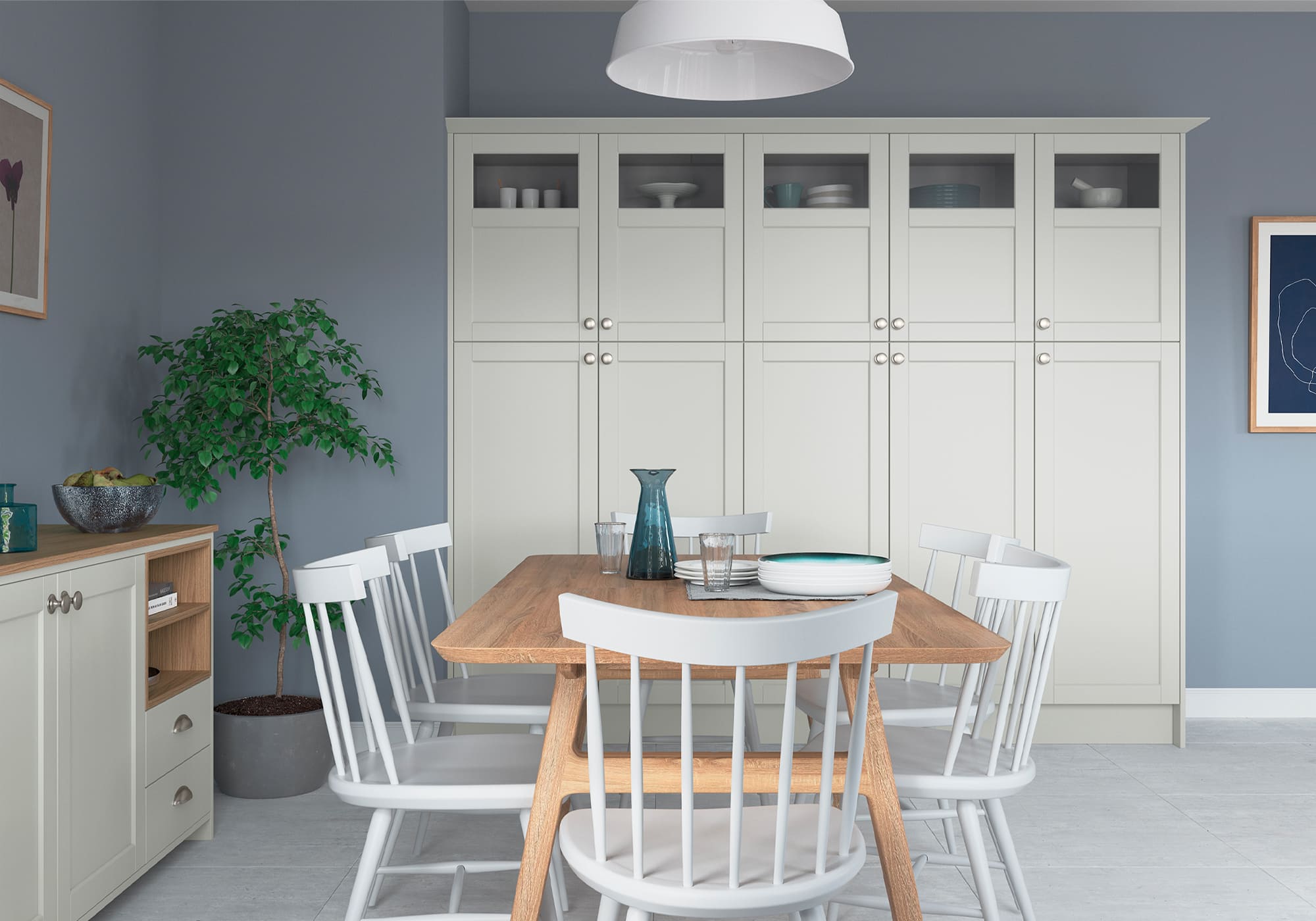 Dawson Light Grey Kitchen by STORI