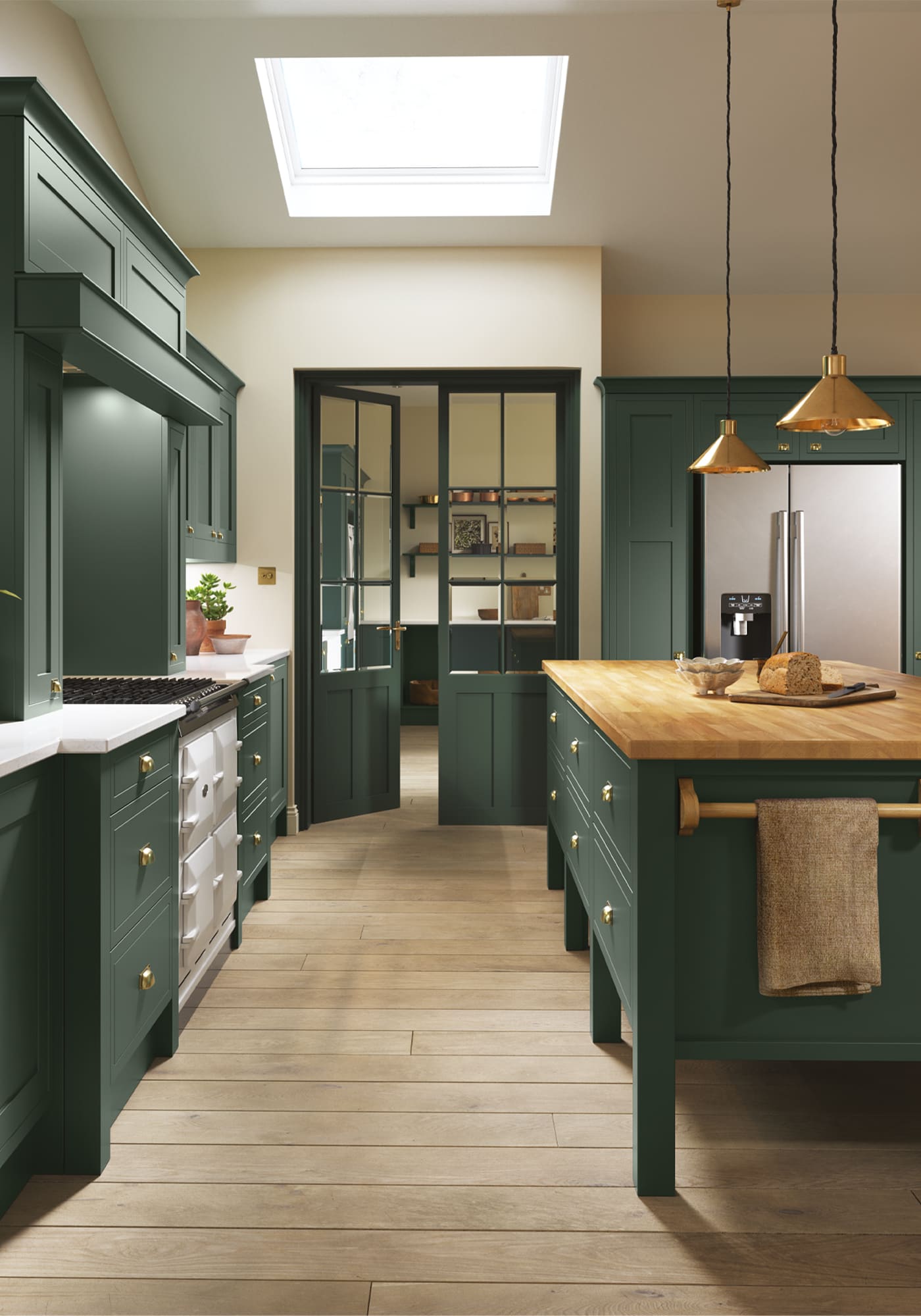 Ellesmere Heritage Green Kitchen by STORI