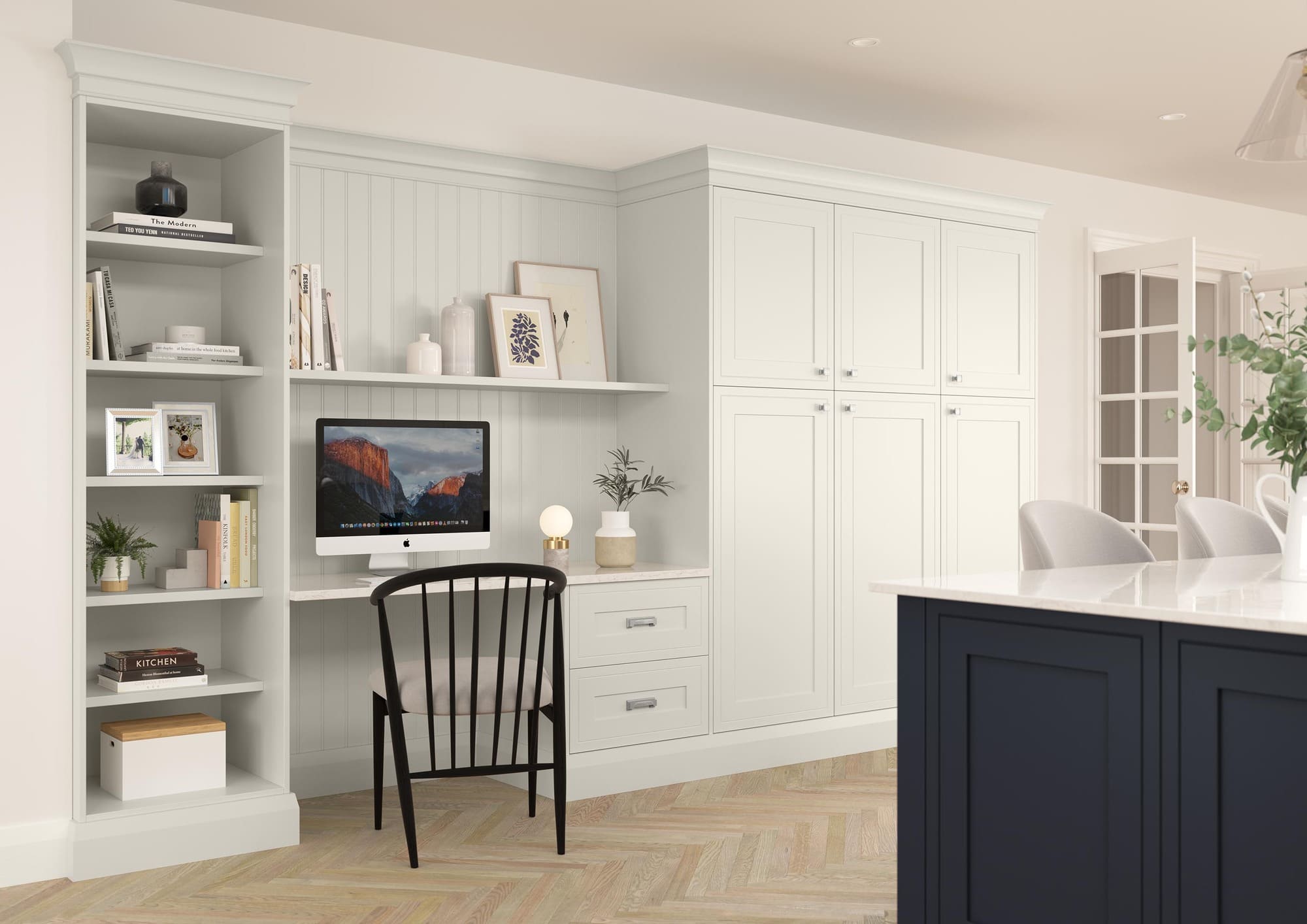 Ellesmere Light Grey Home Office by STORI
