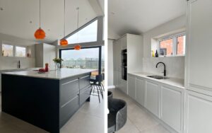 Harborne Kitchen in Stone and Graphite by Kitchen Flair