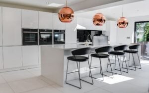Strada Gloss Kitchen in White by Homestyle Kitchens