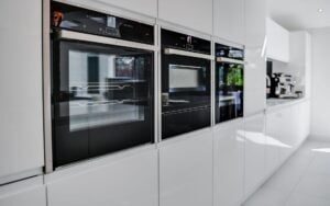 Strada Gloss Kitchen in White by Homestyle Kitchens