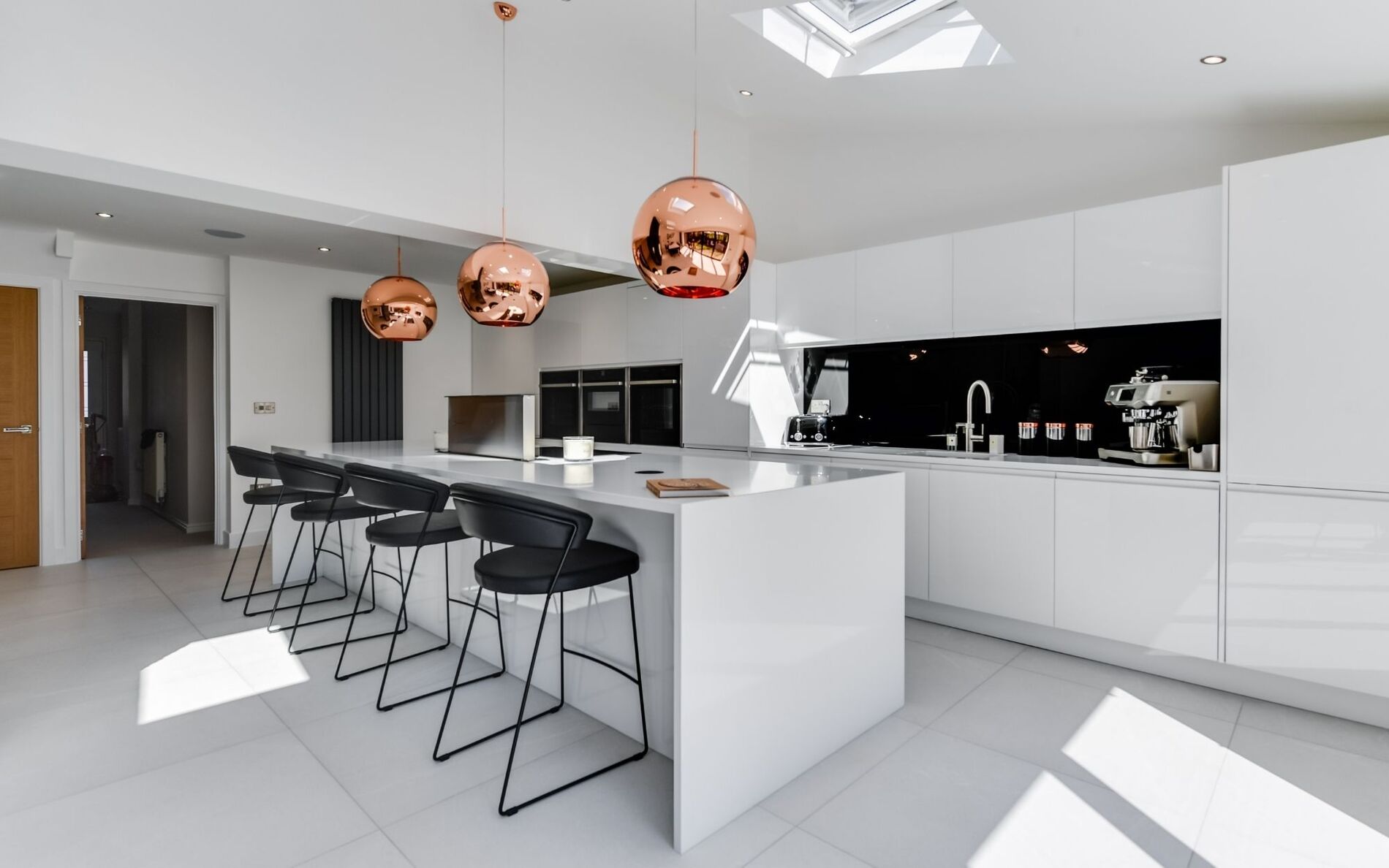 Strada Gloss Kitchen in White by Homestyle Kitchens