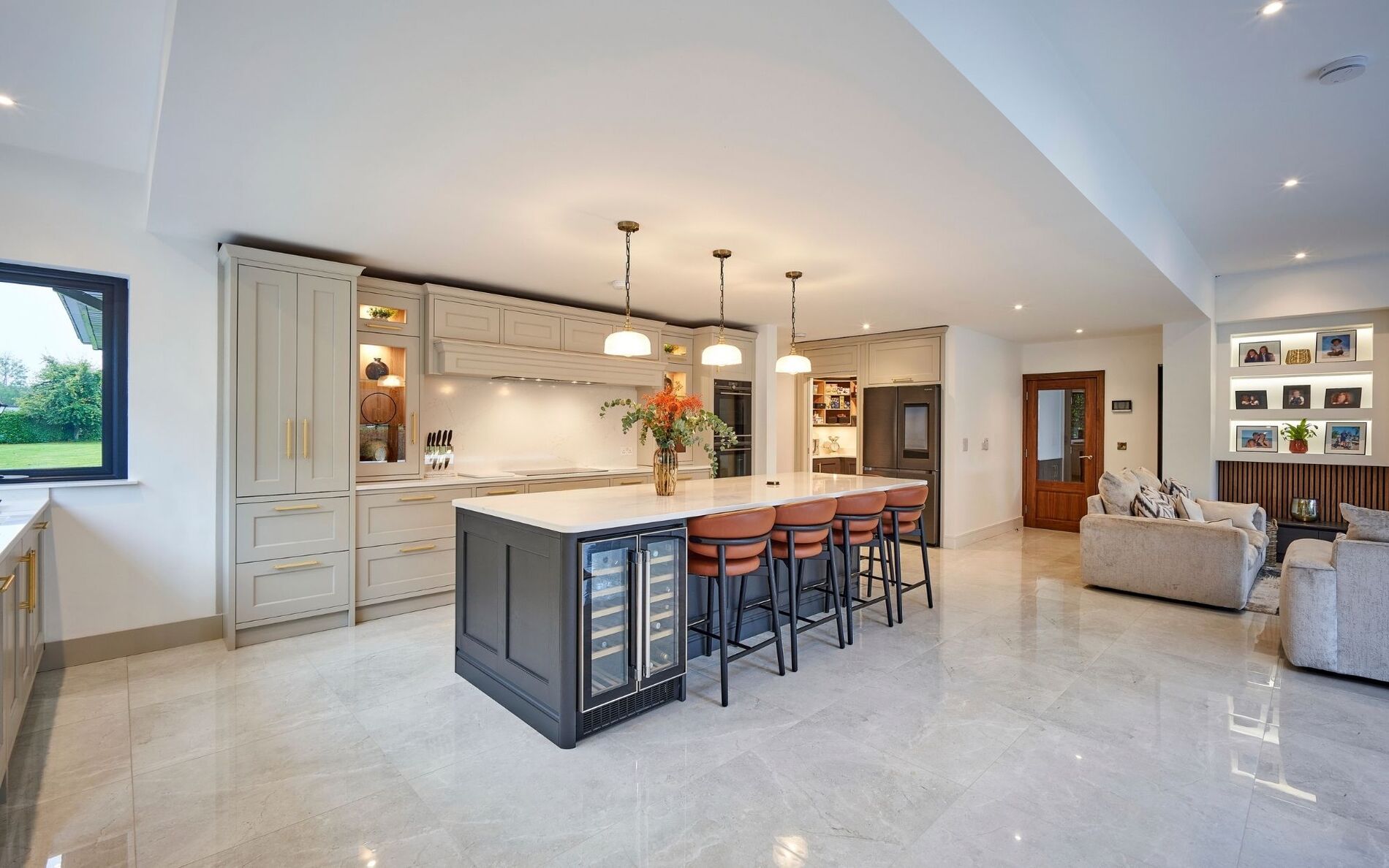Wakefield Kitchen in Taupe Grey and Graphite by Naughton Kitchens