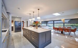 Wakefield Kitchen in Taupe Grey and Graphite by Naughton Kitchens
