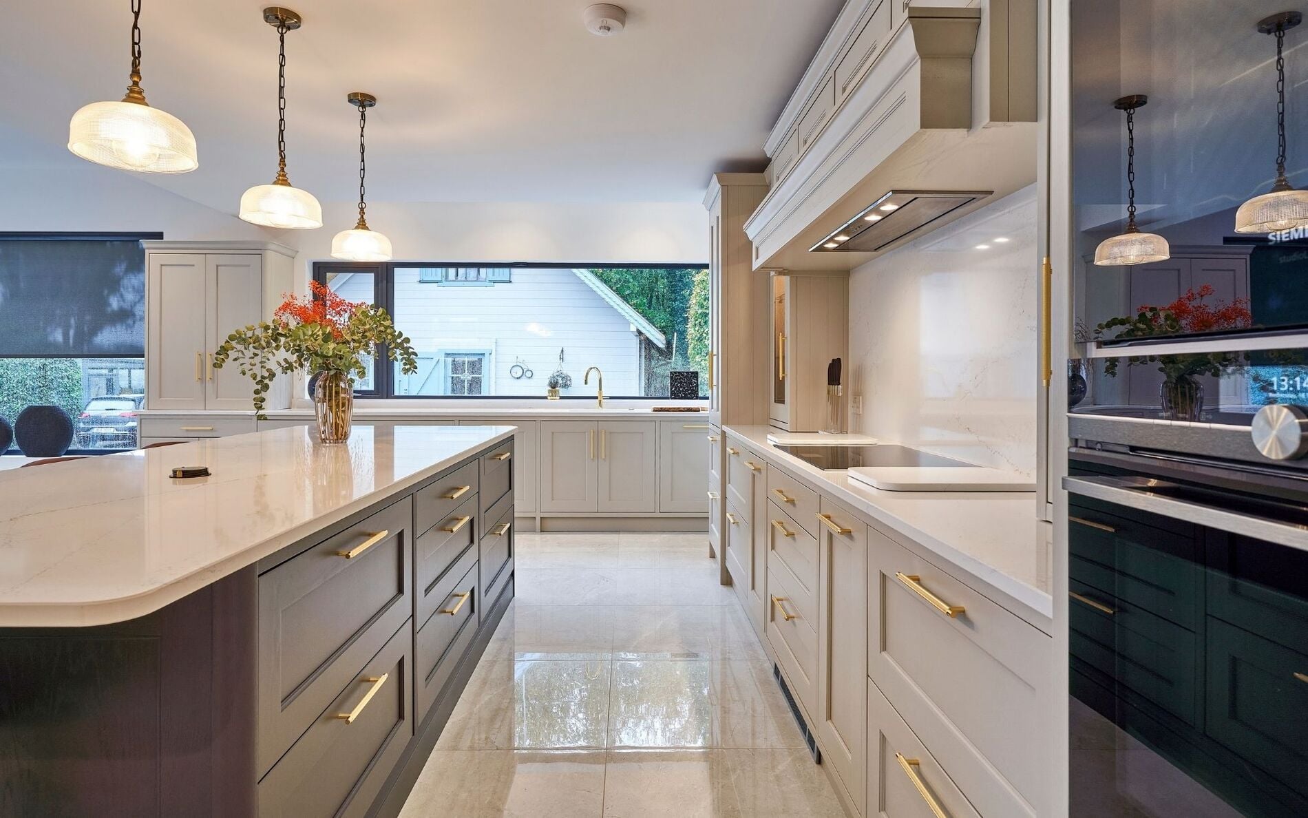 Wakefield Kitchen in Taupe Grey and Graphite by Naughton Kitchens