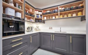 Kensington Pantry in Graphite by Naughton Kitchens