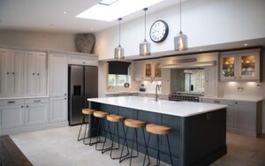 Winslow Kitchen in Cashmere and Graphite by Sarah Jane Kitchens