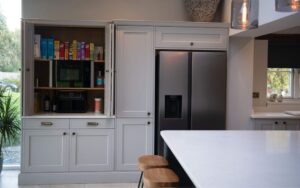 Winslow Kitchen in Cashmere and Graphite by Sarah Jane Kitchens