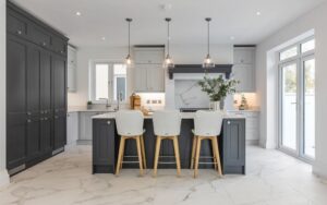 Winslow Kitchen in Graphite and Light Grey by Make Kitchens