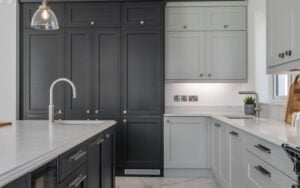 Winslow Kitchen in Graphite and Light Grey by Make Kitchens