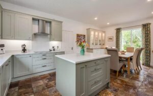 Ellesmere Kitchen in Mussel and Sage Green by Make Kitchens