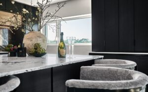 Tavola Kitchen in Hacienda Black by Exorna