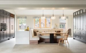 Aldana Kitchen in Lava and Walnut by Studio Nest