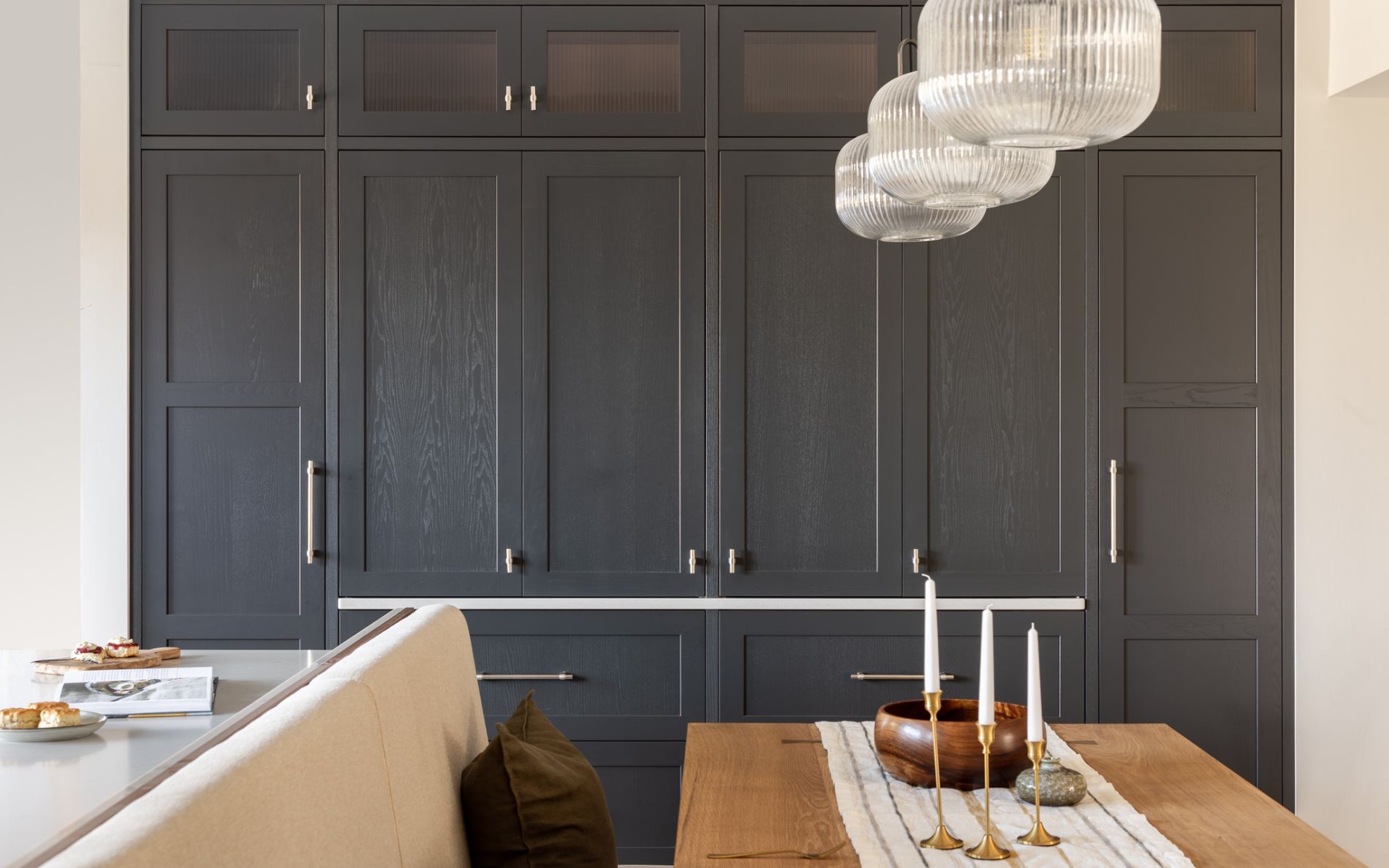 Aldana Kitchen in Lava and Walnut by Studio Nest