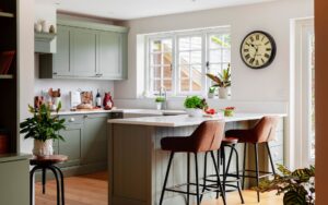 Aldana Kitchen in Cardamom by Ella Austin Kitchens