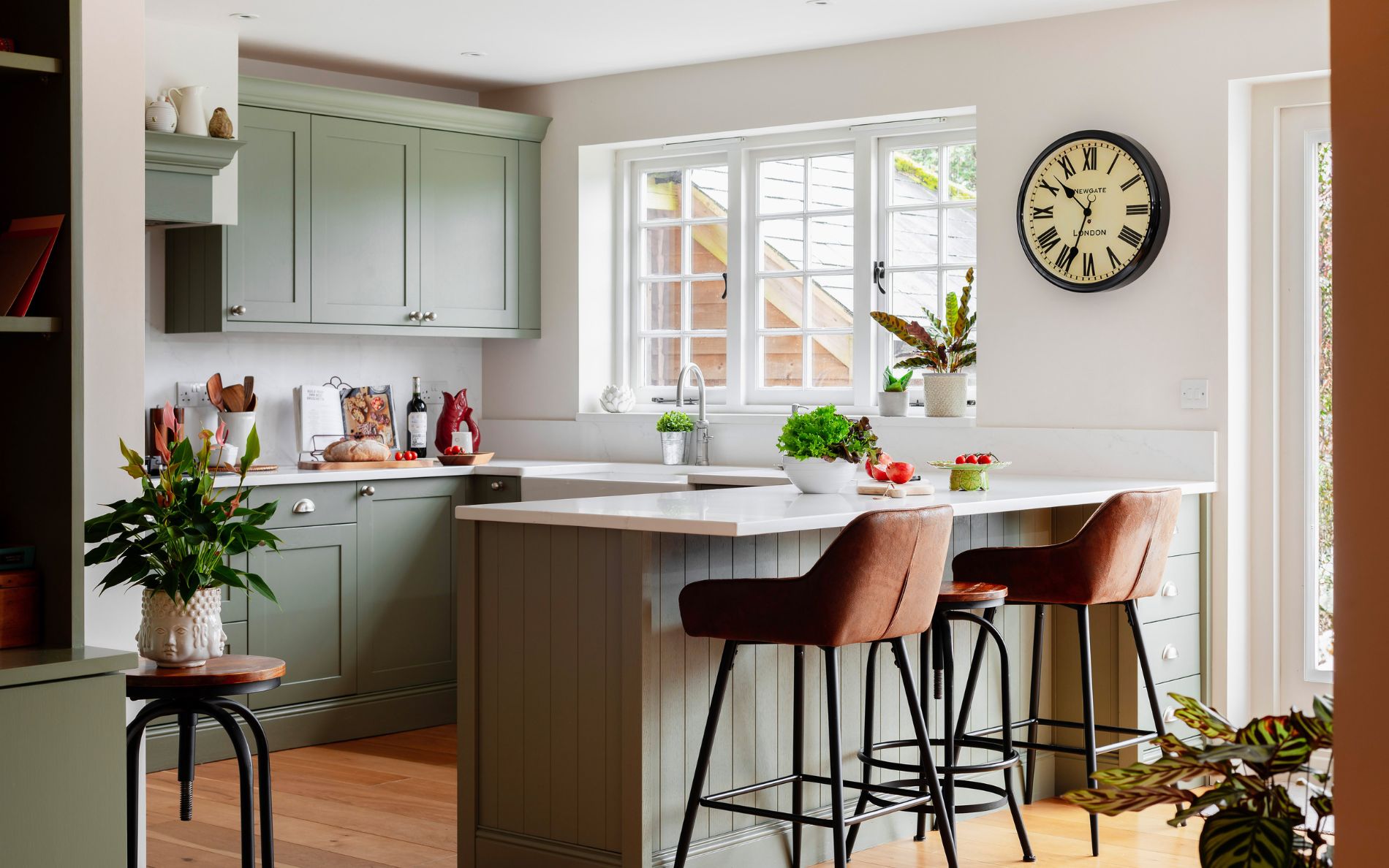 Aldana Kitchen in Cardamom by Ella Austin Kitchens
