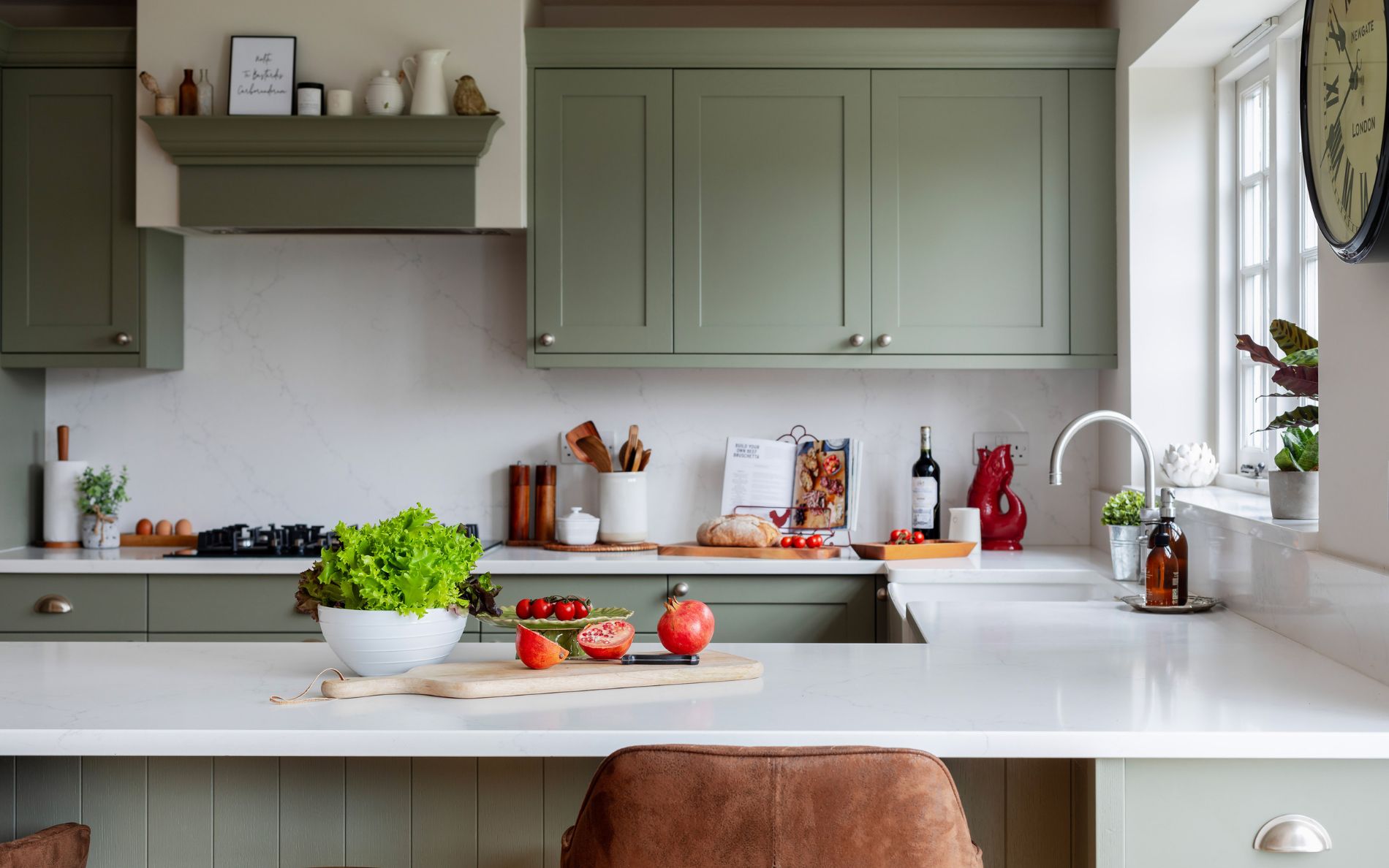 Aldana Kitchen in Cardamom by Ella Austin Kitchens