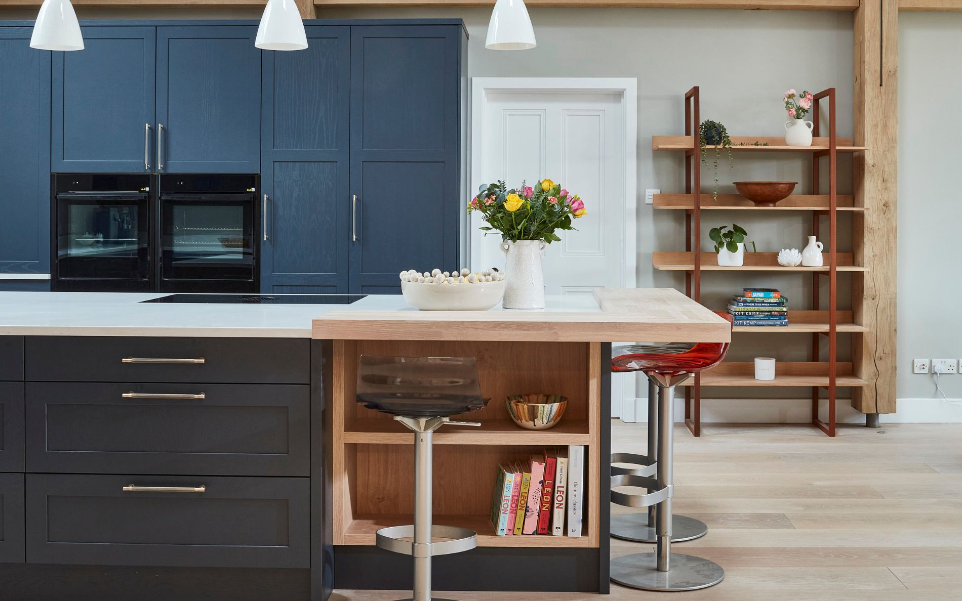 Aldana Kitchen in Slate Blue by Ella Austin Kitchens