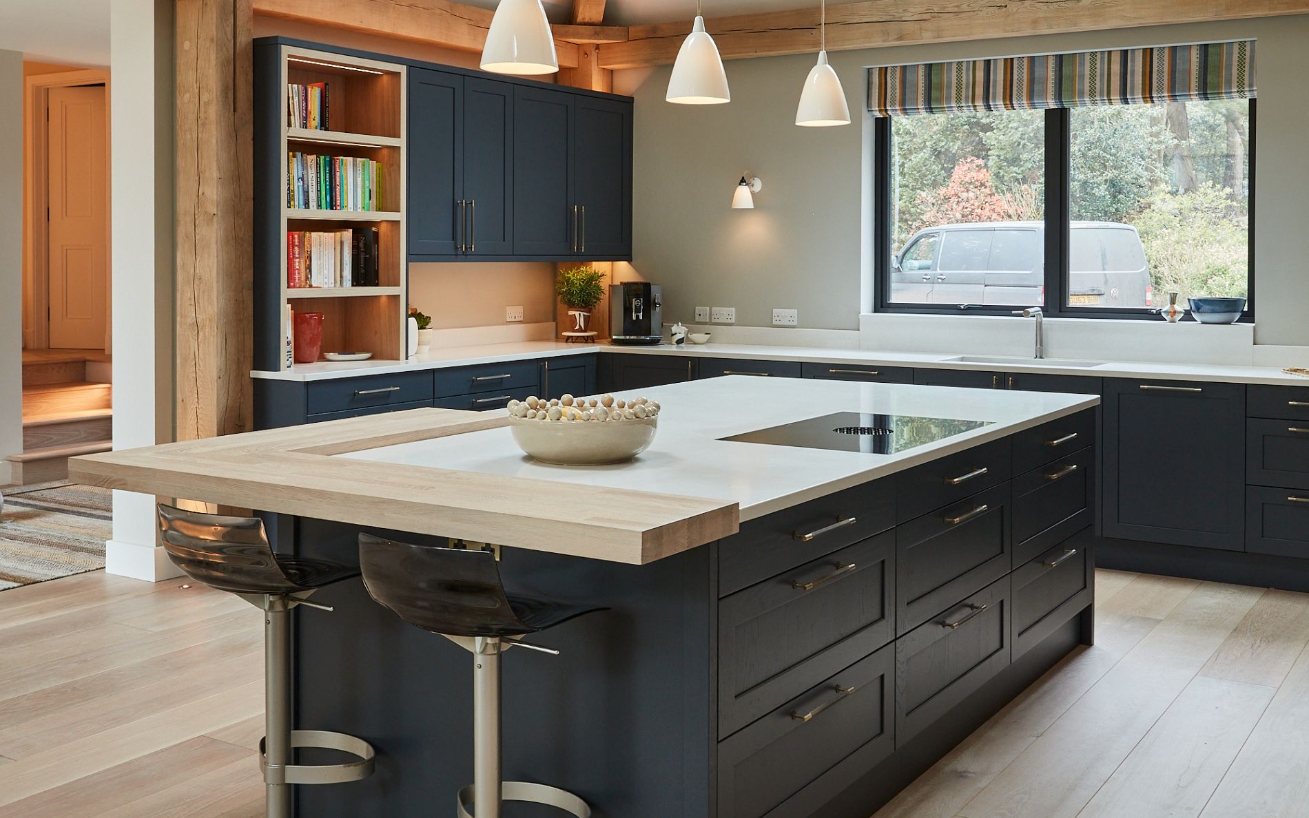 Aldana Kitchen in Slate Blue by Ella Austin Kitchens