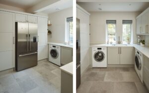 Aldana Utility Room in Light Grey by Ella Austin Kitchens
