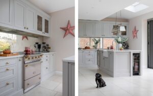 Belgravia Kitchen in Light Grey & Cashmere by Ella Austin Kitchens