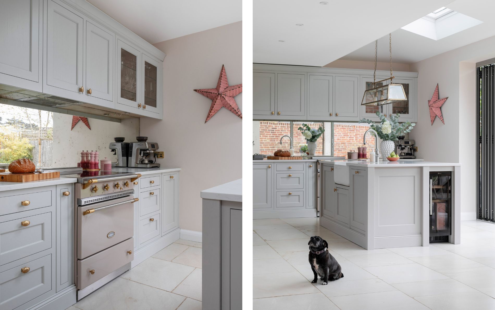 Belgravia Kitchen in Light Grey & Cashmere by Ella Austin Kitchens