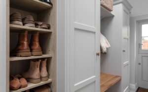 Belgravia Kitchen in Light Grey & Cashmere by Ella Austin Kitchens