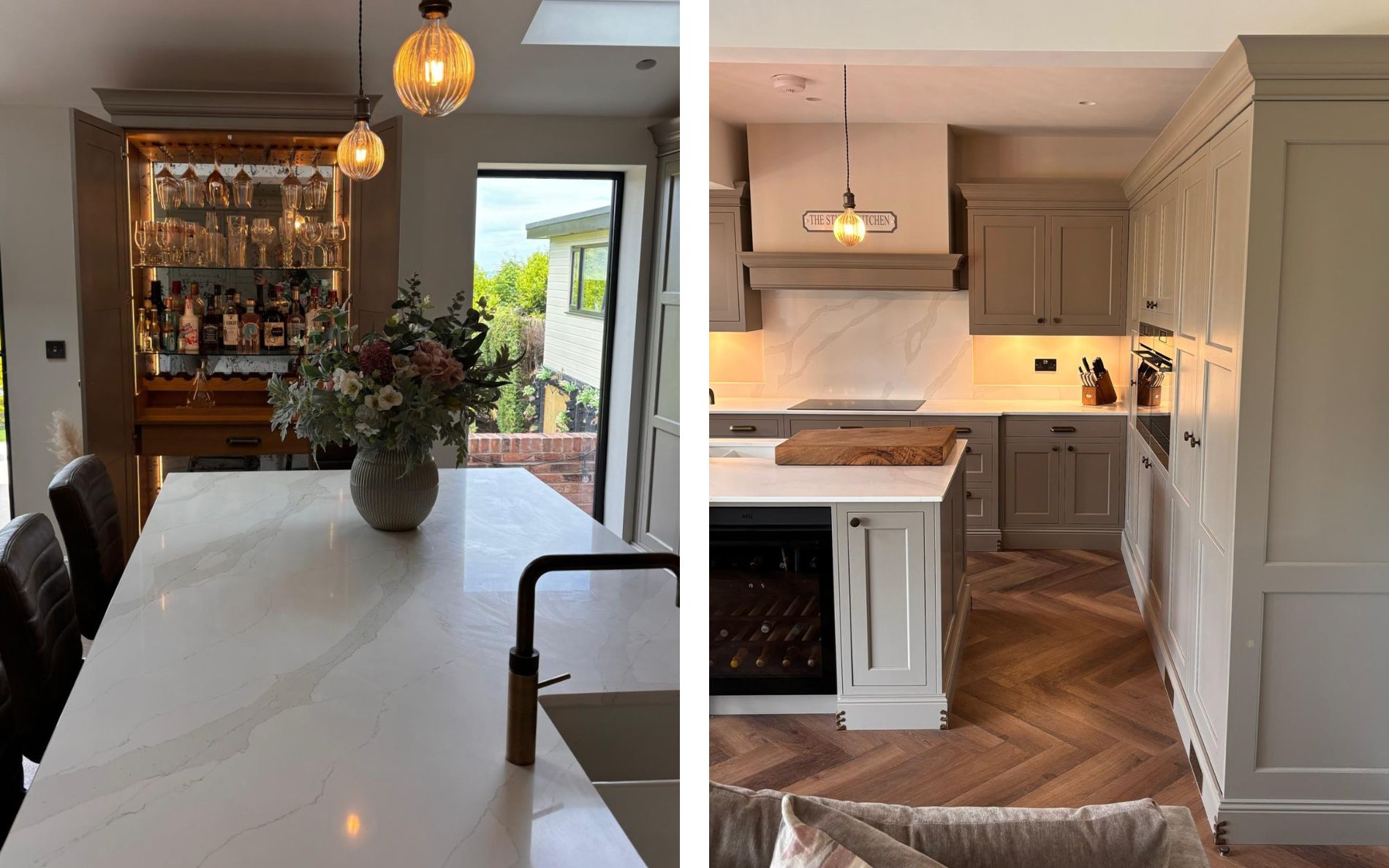 Belgravia Kitchen in Stone by Mill Town Kitchens