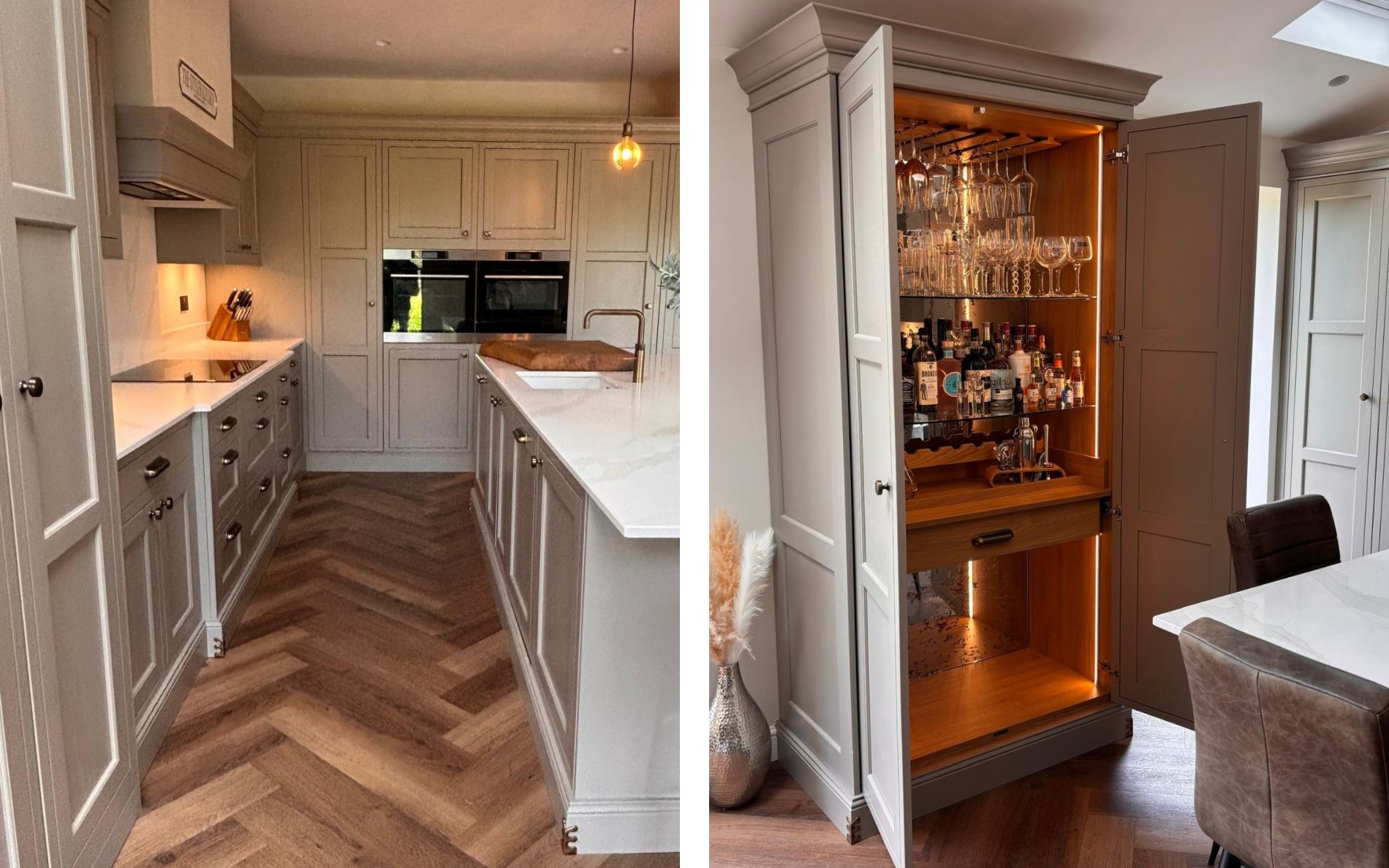 Belgravia Kitchen in Stone by Mill Town Kitchens