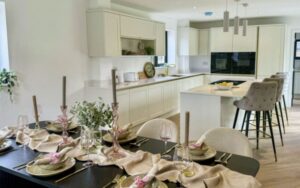 Clifden Kitchen in Porcelain by Martin Thompson Joinery