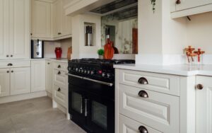 Jefferson Kitchen in Porcelain and Deep Forest by The Appliance Gallery