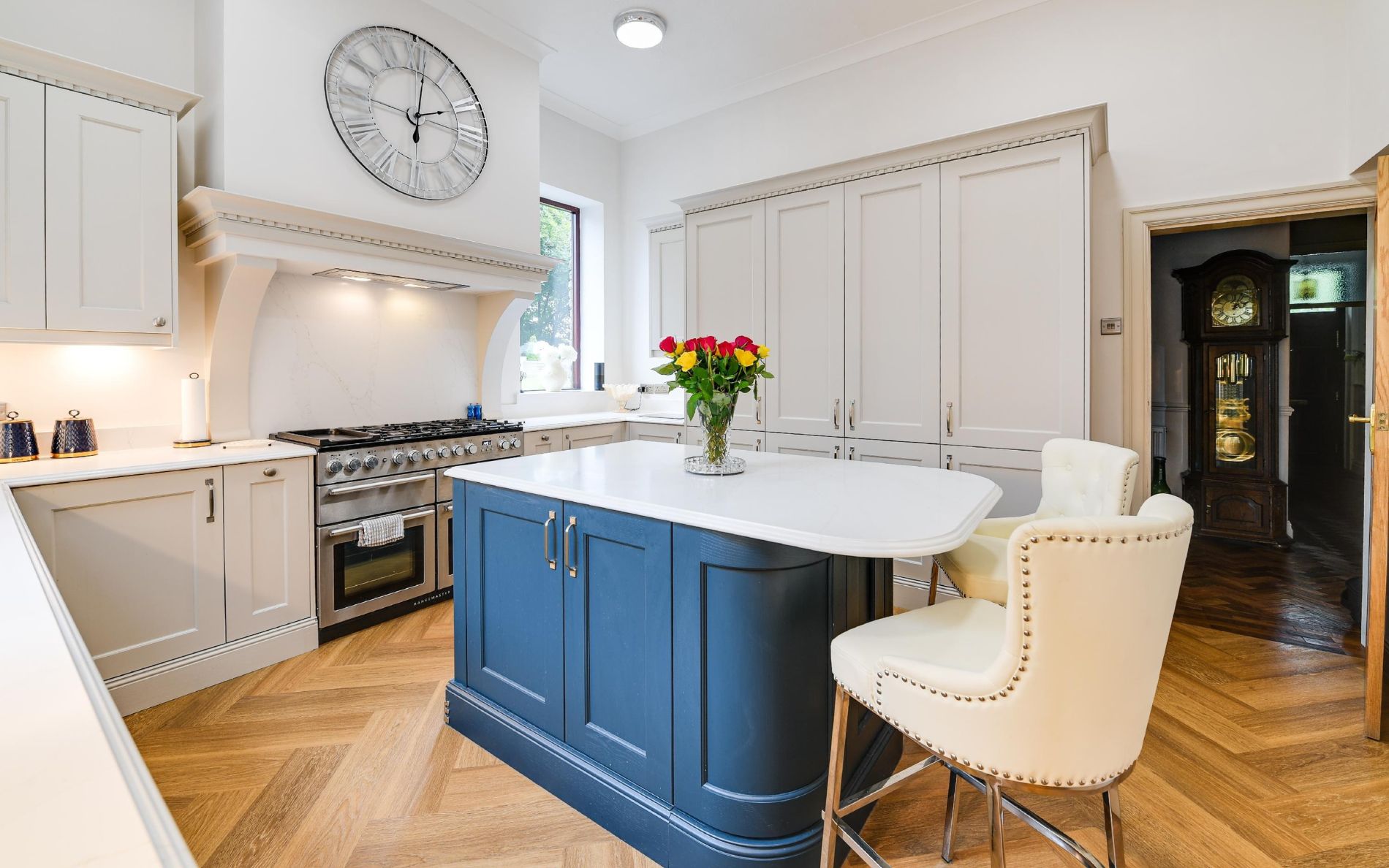 Wakefield Kitchen in Shell and Marine by Homestyle Kitchens
