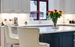 Wakefield Kitchen in Shell and Marine by Homestyle Kitchens