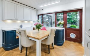 Wakefield Kitchen in Shell and Marine by Homestyle Kitchens