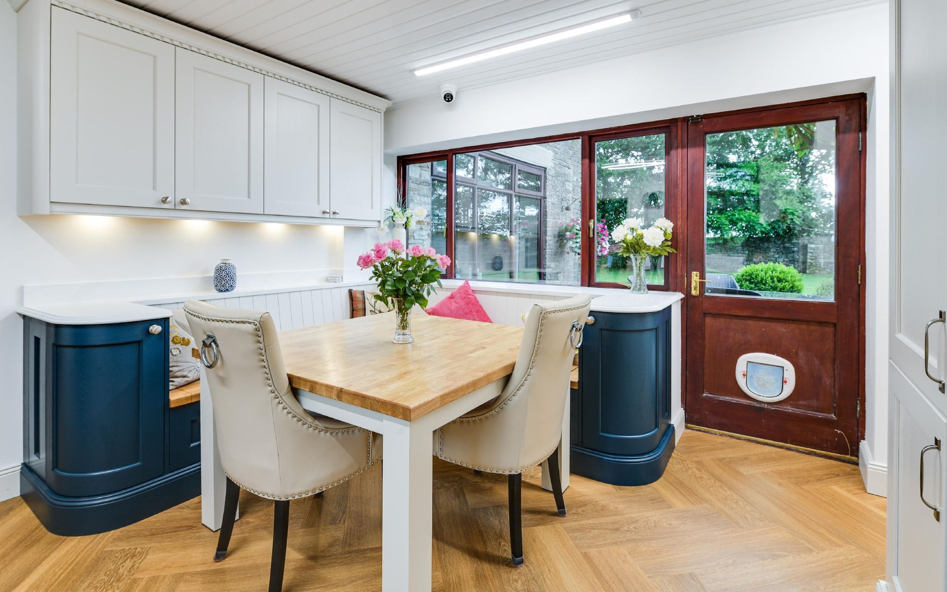 Wakefield Kitchen in Shell and Marine by Homestyle Kitchens