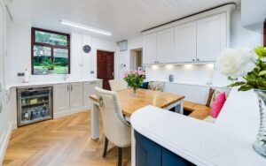 Wakefield Kitchen in Shell and Marine by Homestyle Kitchens