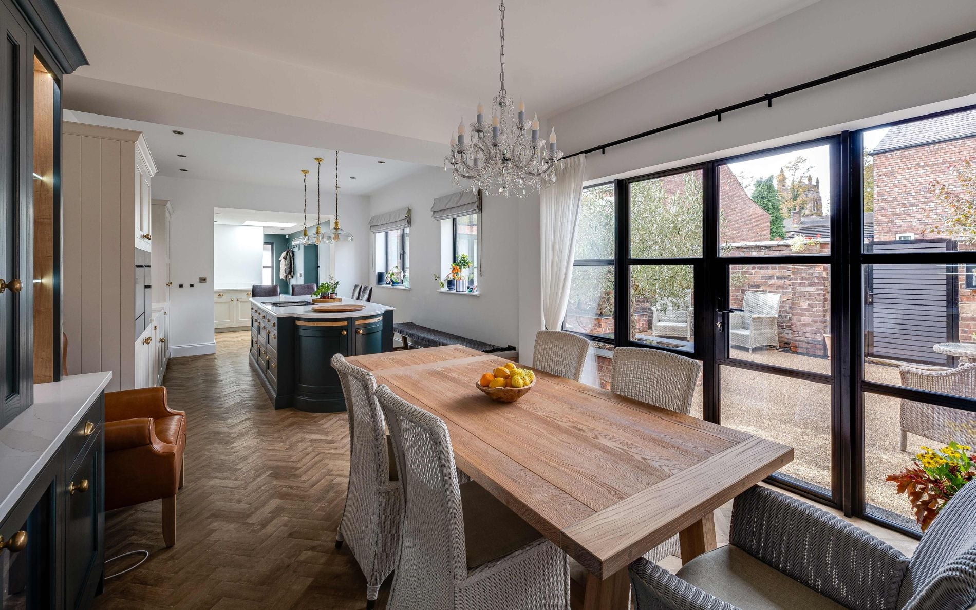 Belgravia Kitchen in Shell & Colour Matched by Stag Kitchens