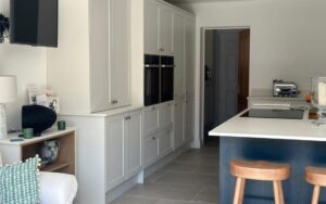 Madison Kitchen in Marine & Colour Matched by Saturn Interiors