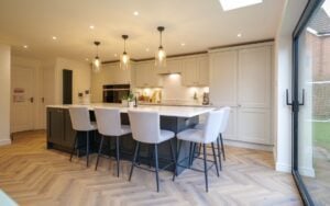 Wakefield Kitchen in Light Grey & Graphite by Portfolio Kitchens