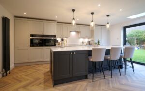 Wakefield Kitchen in Light Grey & Graphite by Portfolio Kitchens