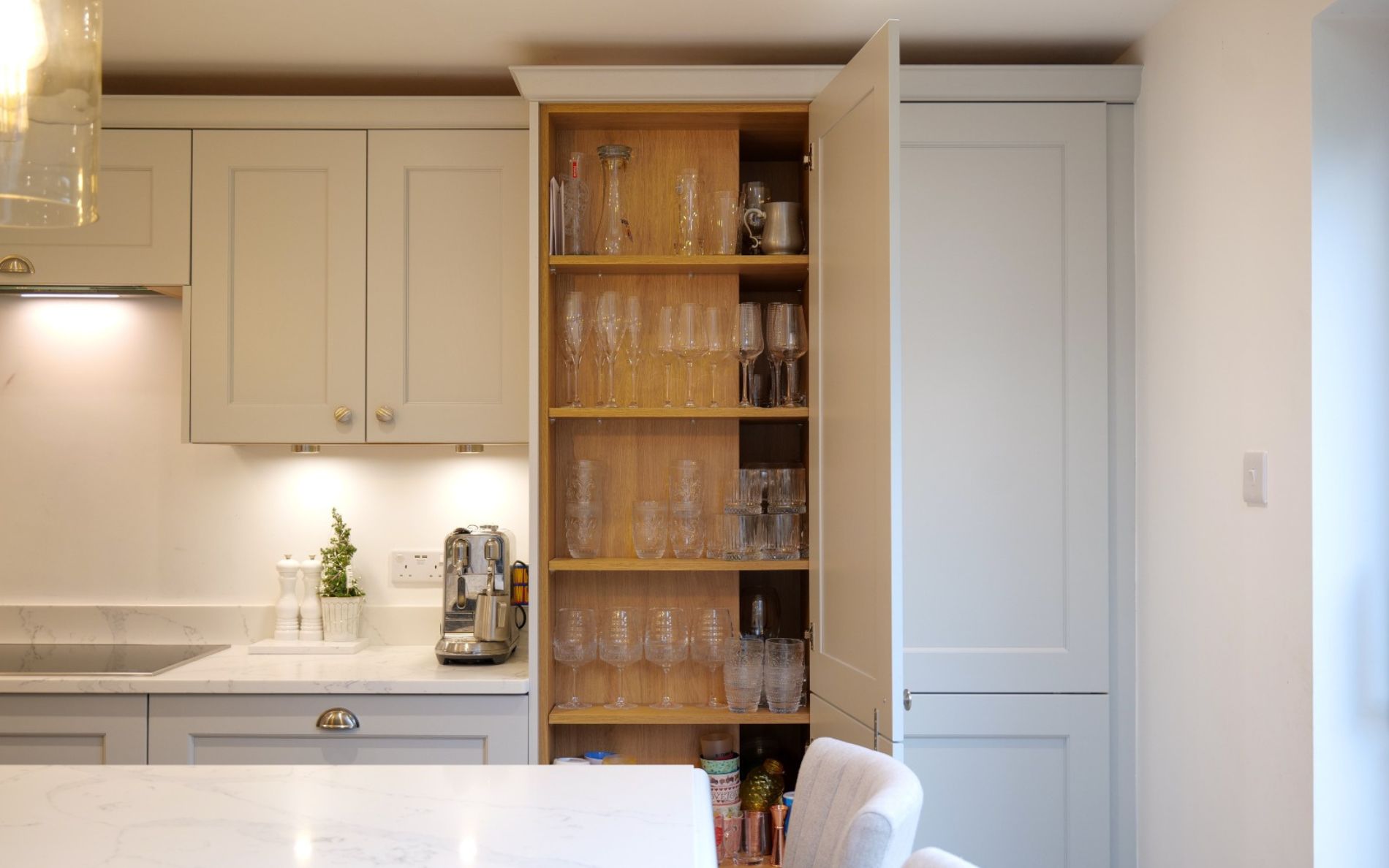 Wakefield Kitchen in Light Grey & Graphite by Portfolio Kitchens